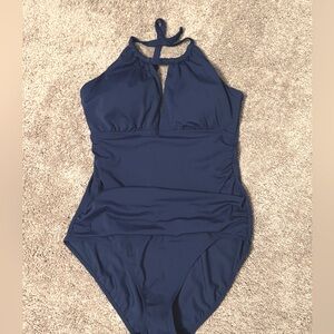 Ralph Lauren Navy One Piece Swimsuit